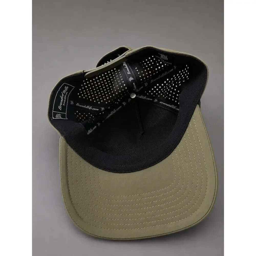 Branded Bills Performance 545 Appalachian State Mountaineers Olive Snapback Hat